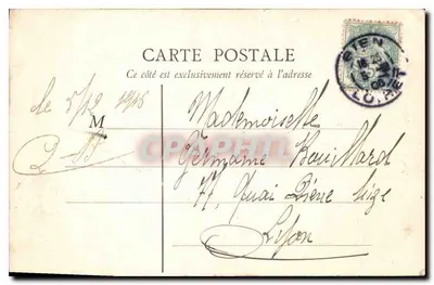 Gien (Loiret) — Impasse du Billard — O Poço de Dois Andares — Coleção L. Marchand, em Sully-sur-Loire, n°103 — Verso