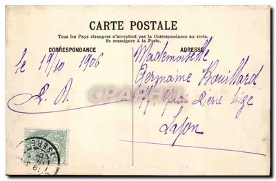 Dauphiné — Le Vercors — Route des Grands Goulets — Papeterie des Alpes Eug. Robert, Grenoble, No. 30 Ph. Duchemin — Verso