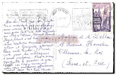 Vichy — widok panoramiczny — wydawca Vichy Thermes — Rewers