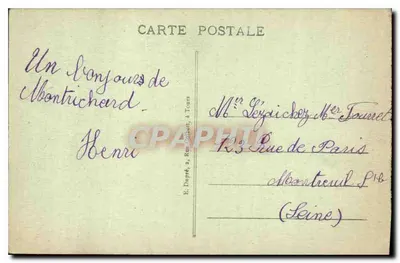 Montrichard (Loir-et-Cher) - Oude Wachttoren - De Gevangenis - A. P. — Achterkant