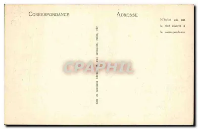 Compiègne — Fronton zamku — wydawca LL — Rewers