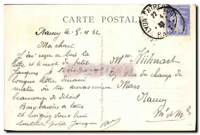 Souvenir de LYON — M. P. — n° 55 — Rewers