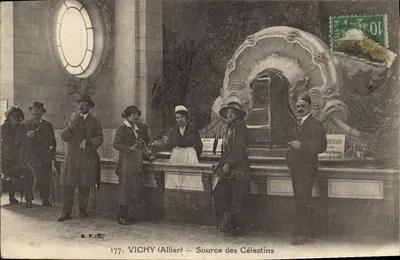 Vichy (Allier) — Fonte dos Célestins — S.F. n°177