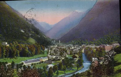 Cauterets — Vista Geral Tirada do Mamelon Verde — Edição Foto Louvres, n° 104 bis
