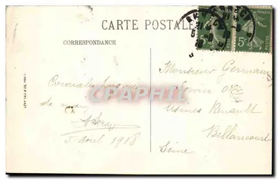 Pejzaż Jeziora Annecy — Sélkota, n°176 — Rewers