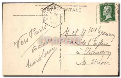 Lac d'Annecy (Hte-Savoie) — Le Petit Lac — L. Faurez, editor, n°12 — Verso