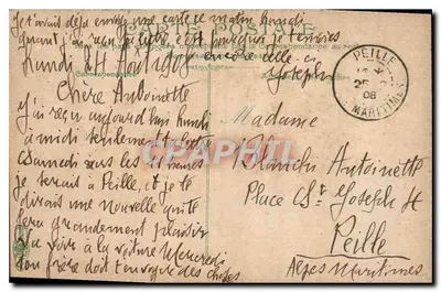Nizza, Piazza Masséna e il Casinò — I. V. & C. 30 — Verso