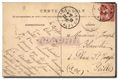 Nizza — Uitzicht op de Baai van de Engelen — Soly Phot Lyon, n°571 — Achterkant