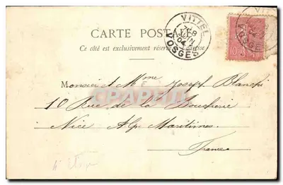 Grand hôtel des Chèrney - Source Salée - Vittel - H. Ferrari, phot., Vittel — Rewers