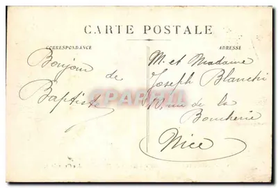 Marseille — Perspectiva das Alées de Médithan e das Capucinas — Verso