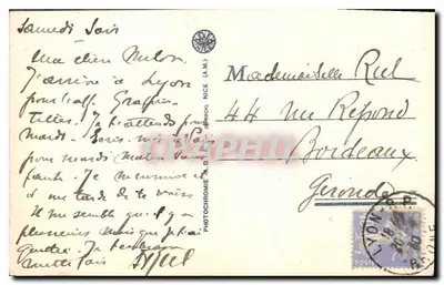 Nice — O Casino e o Jardim Albert 1er — I600 — Verso