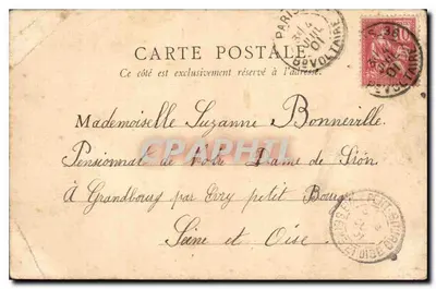 Museu do Luxembourg — O Batismo — Renard — Verso