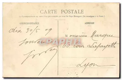 AIX-les-BAINS - O Grande Círculo — editor L. Reynaud & Cie, Chambéry — Verso