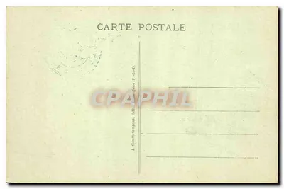 Auvergne - La Roche Servière (eruptiver Felsen) am Ufer des Sees Taxenat (ehemaliger Krater) - J. Gontierfanges, Verlag — Rückseite
