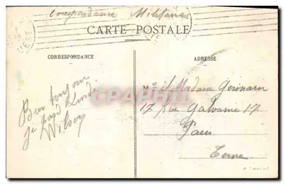 Troyes - Het Kanaal van de Haute-Seine, wandelpad — Collectie T. G., n° 69 — Achterkant