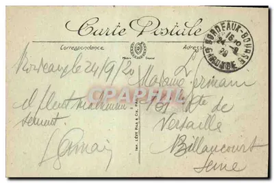 Bordeaux — Wielka Aleja w Ogrodzie Publicznym — LL. — Rewers