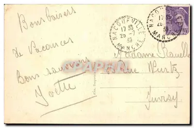 Arredores de Cherbourg — LA HAGUE — O Nariz de Jobourg (visto da saída das grutas) — Verso
