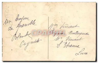 Trzy Panny i masiw Chartreuse — Otoczenie Grenoble — Wydawca: L. Doutrel, Grenoble — Rewers