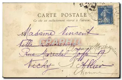 O Ponto de suspensão — Viena — R.F. Paris — Verso