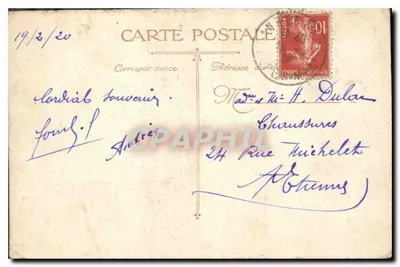 Cannes. Das Casino und das Denkmal von Edward VII — Verlag V.C. — Rückseite
