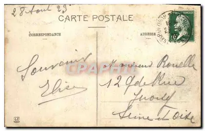 Oloron — Spadzista Gave — Dolne Pireneje — Fototyp Lapuché Frères, Toulouse — Rewers