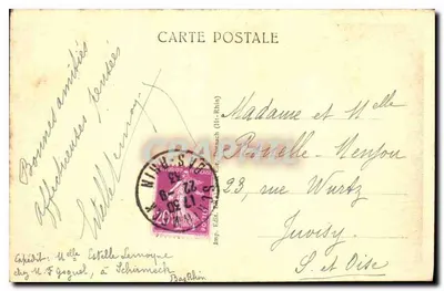 Grendelbruch — Ruiny zamku Guirbaden — Wydawca: Estelle Lemoigne, nr 188 — Rewers