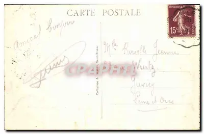 Le Verdelet widziany z Punktu Lingouare — La Bretagne pittoresque — Val-André, n° 9926 — Rewers