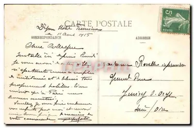 Dijon - Kerk van Sint-Michaël — L. F., uitgave n° 505 — Achterkant