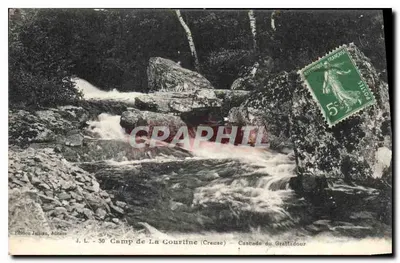 Camp de La Courtine (Creuse) — Cascata do Grettadour — Edição Jullian, n° 30