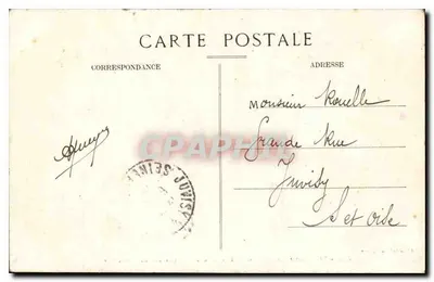 Camp de La Courtine (Creuse) — Cascata do Grettadour — Edição Jullian, n° 30 — Verso