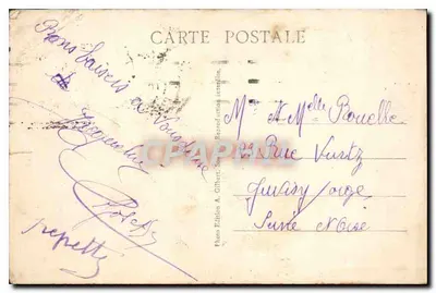 Angoulême — Widok z Rempart du Midi na Rempart Desaix i Faubourg Saint-Martin — A.G.A. - 421 — Rewers