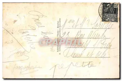Angoulême - Rempart Desalx e Estátua de Carnot — A.G.A. 860 — Verso