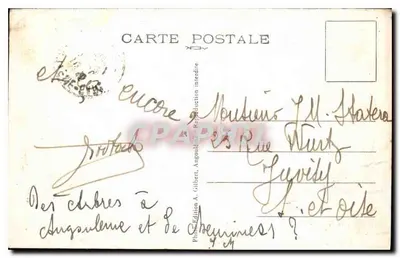Angoulême — Widok z Rempart du Midi na Rempart Desaix i Faubourg Saint-Martin — A.G.A. 431 — Rewers