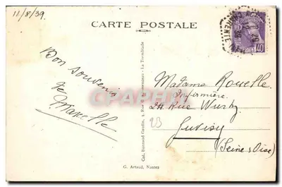 Ronce-les-Bains (Ch.-Inf.) — A Cèpe — Saby — Verso