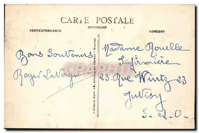 Fouras (Ch.-Inf.) — Avenue du Bois-Vert — J. Nozair, wyd. Coteau — Rewers
