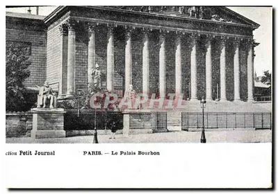 PARIS — O Palácio Bourbon — Edição Petit Journal
