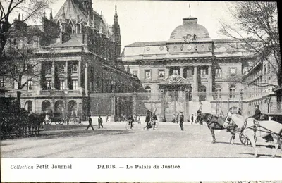 PARIS — O Palácio de Justiça — Coleção Petit Journal