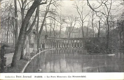 Paris — Le Parc Monceau (La Naumachie) — Collection Petit Journal