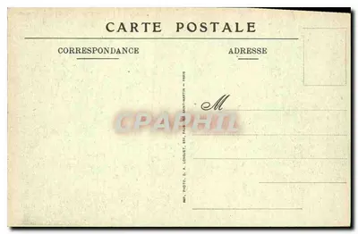Basílica do Sagrado Coração de Montmartre — O Cristo na cruz de obra, por Hippolyte Lefebvre — V.N. N° 18 — Verso