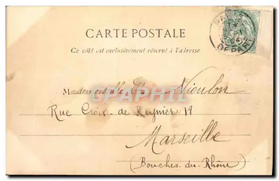 París - El Parc Monceau - El Portal — C. M. n°54 — Reverso