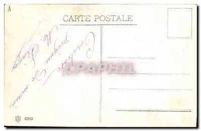 Paris - O Palácio da Justiça — número de série 55 — Verso