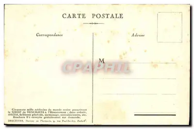 PARIS — Palácio da Justiça — Oferecido por Hémoglobine Deschiens — Verso