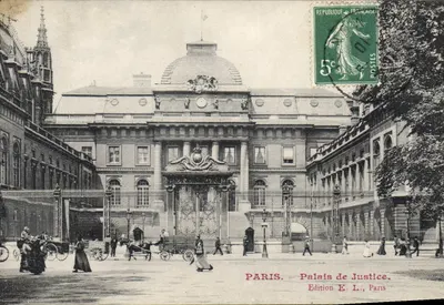 Paris — Palácio de Justiça — Edição E. L., Paris