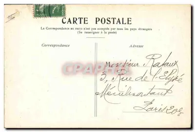 París — Boulevarde y Puerta Saint-Martin — Editor no visible — Reverso