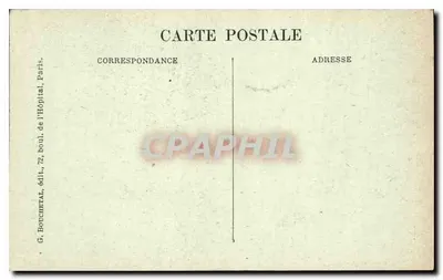 PARIS — La Santa-Chapelle (Chapelle Alta) — Interno e Rosone — G. Bouchet, edit., 72, boulevard de l'Hôpital, Parigi — Verso