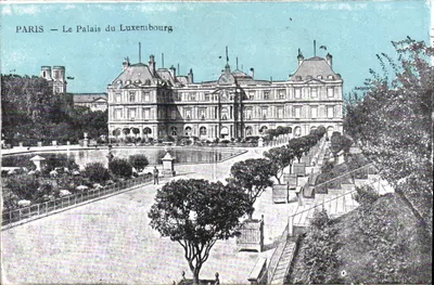 PARIS — O Palácio do Luxemburgo — editor não visível