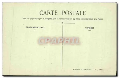 Paryż - Muzeum Louwra - Galeria Apollon — C.M. n°311 — Rewers