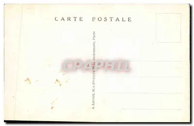 PARIS — O Túmulo de Napoleão I nos Inválidos — A. L. — Verso