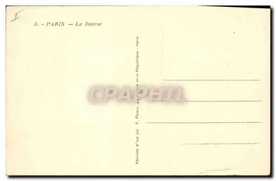Paryż — Bursa — Wydawnictwo Sztuki F. Fleury, Paryż — Rewers