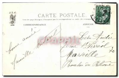 Paris — Igreja de Saint-Julien-le-Pauvre (século VII) — J.L.C. n°170 — Verso